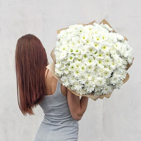 Букет с хризантемами №284