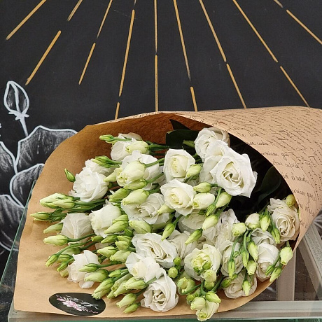 Букет из эустомы №166 - Фото 1