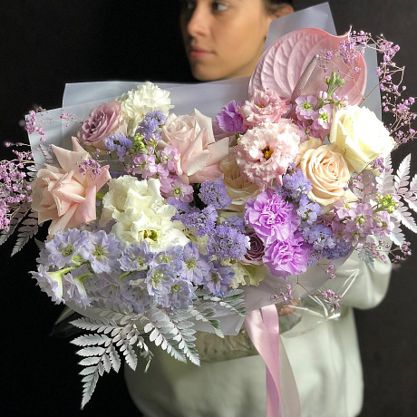 Авторский букет цветов № 202 - Фото 1