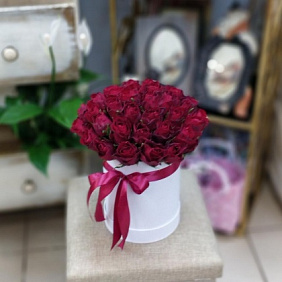 Розы коробке