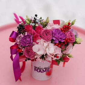 Букет цветов "Любимой  маме" №173