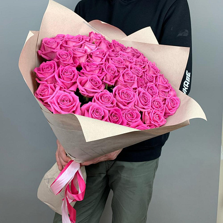 Букет «Розовые розы» - Фото 1