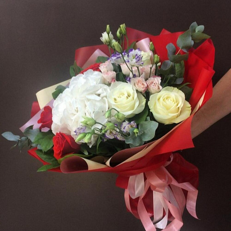 Букет цветов Чистое сердце №163 - Фото 1