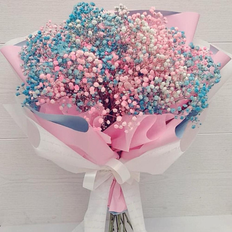 Букет цветов Облачко бабл гам - Фото 1