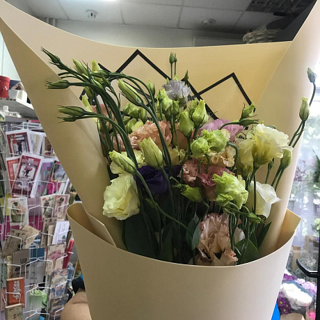 Букет из эустомы №170 - Фото 1