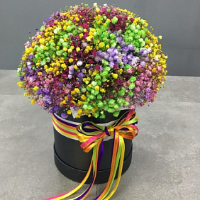 Коробочка с цветами "Меланж"