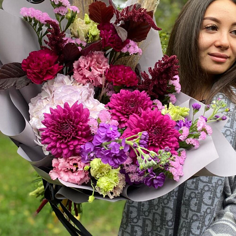 Букет цветов Ягодка Малина - Фото 1