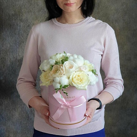 Нежный букет в коробке №161