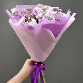 Букет цветов "Нежная маттиола" №160