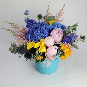 Композиция цветов "Глазурь"