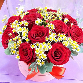 Цветы в коробке №794