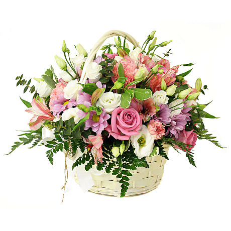 Корзина Розовый нектар - Фото 1