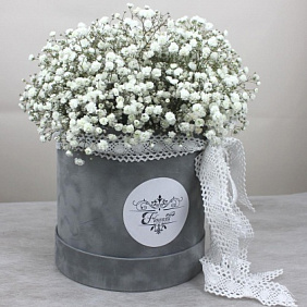 Букет цветов "Белое кружево"