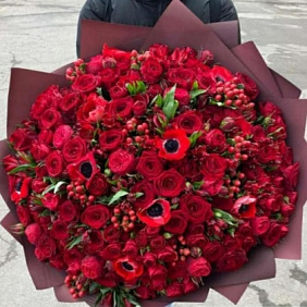 Букет цветов сборный