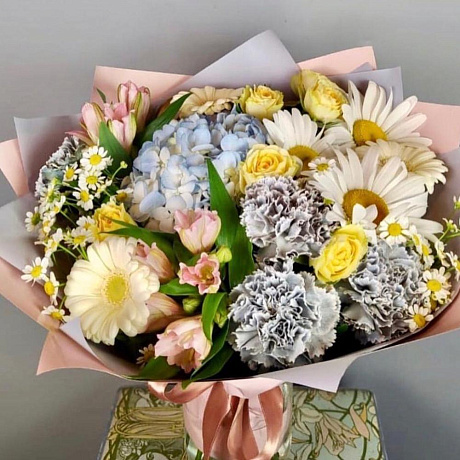 Букет цветов Летнее утро №162 - Фото 1