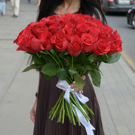 51 краcная роза Red Kenya - Фото 1