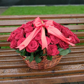 Корзина роз №161