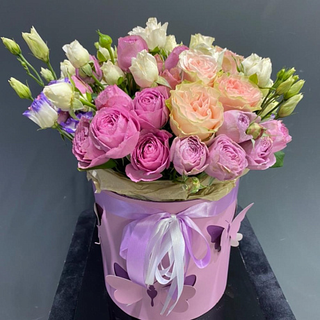 Цветы в коробке №176 - Фото 1