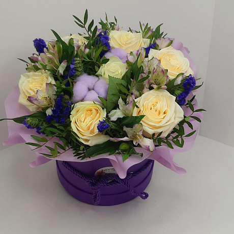 Цветы в коробке №256 - Фото 1