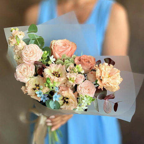 Букет цветов Латте №164 - Фото 1