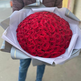 Букет из 101 красной розы №170