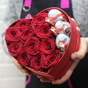 Цветы в коробке №521