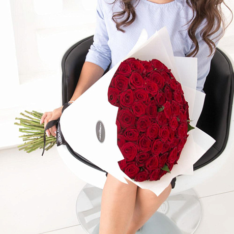 Букет из 51 Рэд Наоми White - Фото 1