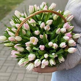 Корзина мечты с цветами