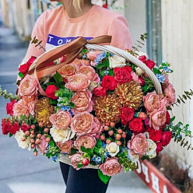 Букет цветов "Кружево востока"