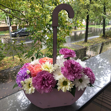 Букет цветов Осенний подарок - Фото 1