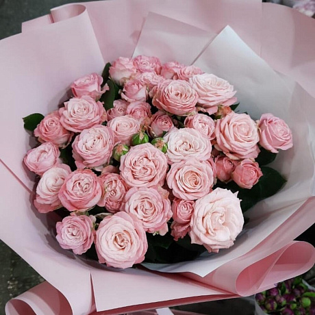 Букет кустовых роз №167 - Фото 1