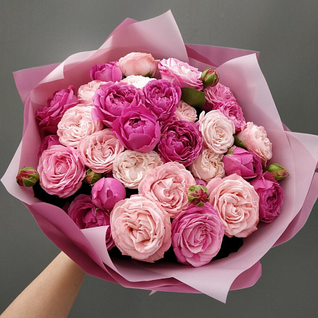 Букет цветов Монпасье люкс - Фото 1