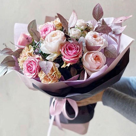 Авторский букет цветов № 224 - Фото 1