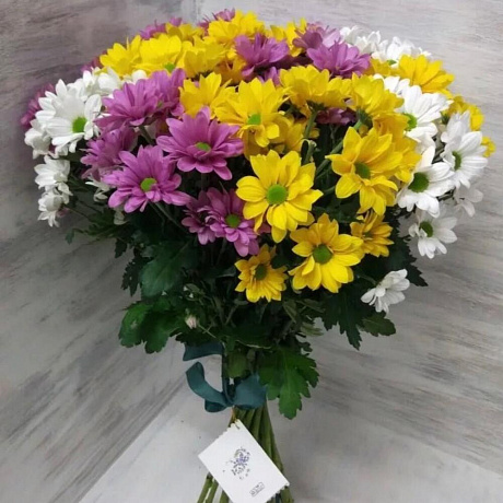 Букет цветов Радуга №199 - Фото 1