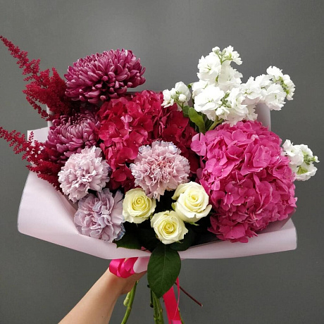 Букет цветов Нежный октябрь - Фото 1