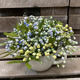 Букет цветов "Подснежники в постель"