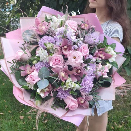 Букет цветов Романтичный вечер №161 - Фото 1