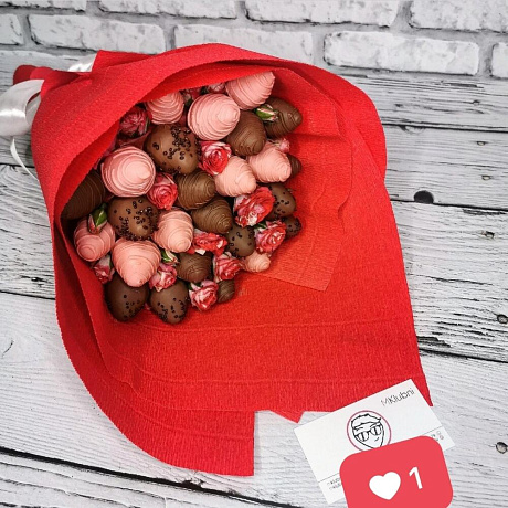 Букет ФЛОРЕНЦИЯ  в упаковке - Фото 1