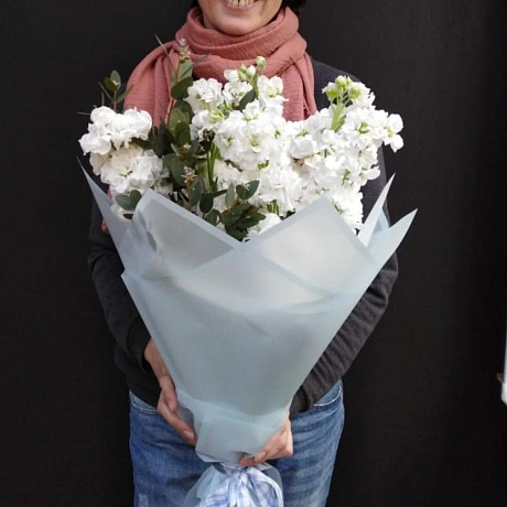 Букет цветов Молочный бриз - Фото 1