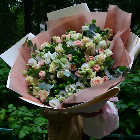 Премиальный букет цветов №161 - Фото 1