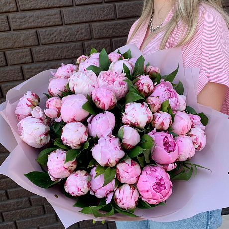 Букет из Пионов Сара Бернар №160 - Фото 1