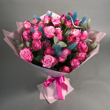 Букет цветов Яркие краски №165 - Фото 1