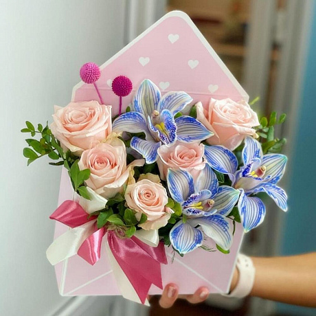 Цветы в коробке №537 - Фото 1