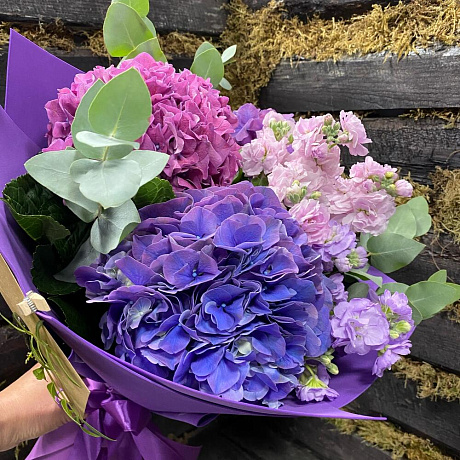 Букет из Гидрангии - Фото 1