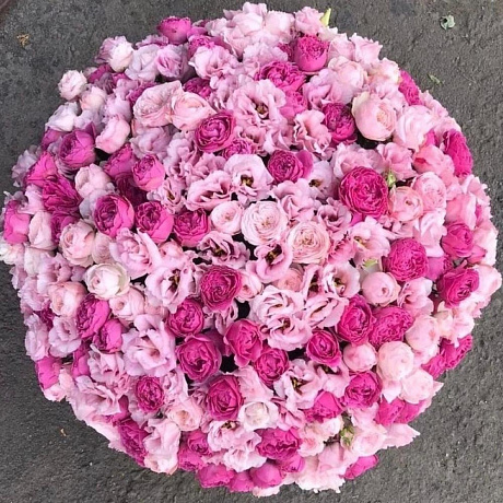Букет цветов Сладкая вата №160 - Фото 1