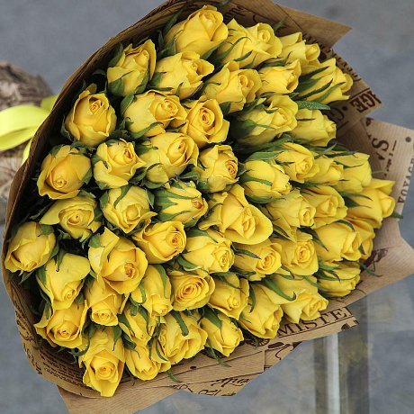 Желтые Розы №161 - Фото 1