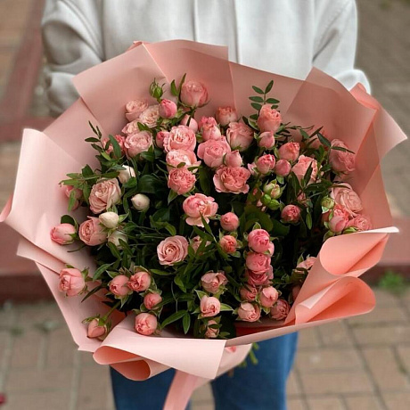 Букет цветов Пудра №167 - Фото 1