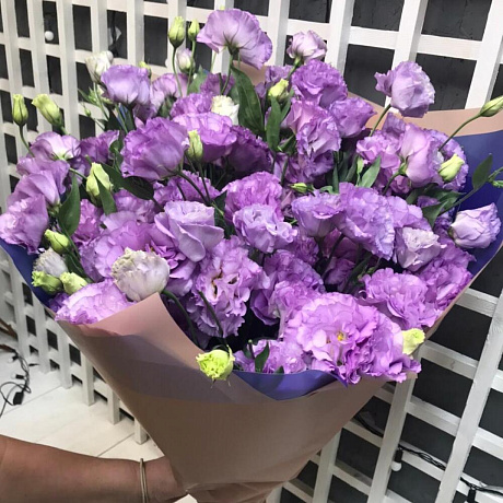 Букет из эустомы №162 - Фото 1