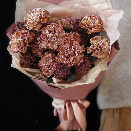 Букет цветов Капучино №160 - Фото 1