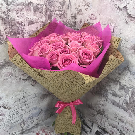 Букет из роз Аква 29 шт - Фото 1